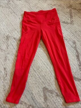 Fabletics Red High-Waist Leggings